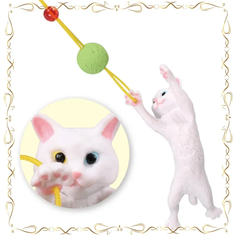 

Jump Cat Kawaii Pendant Gashapon Q-version Holiday Gifts Children's Day Gifts Action Figure Model Toys