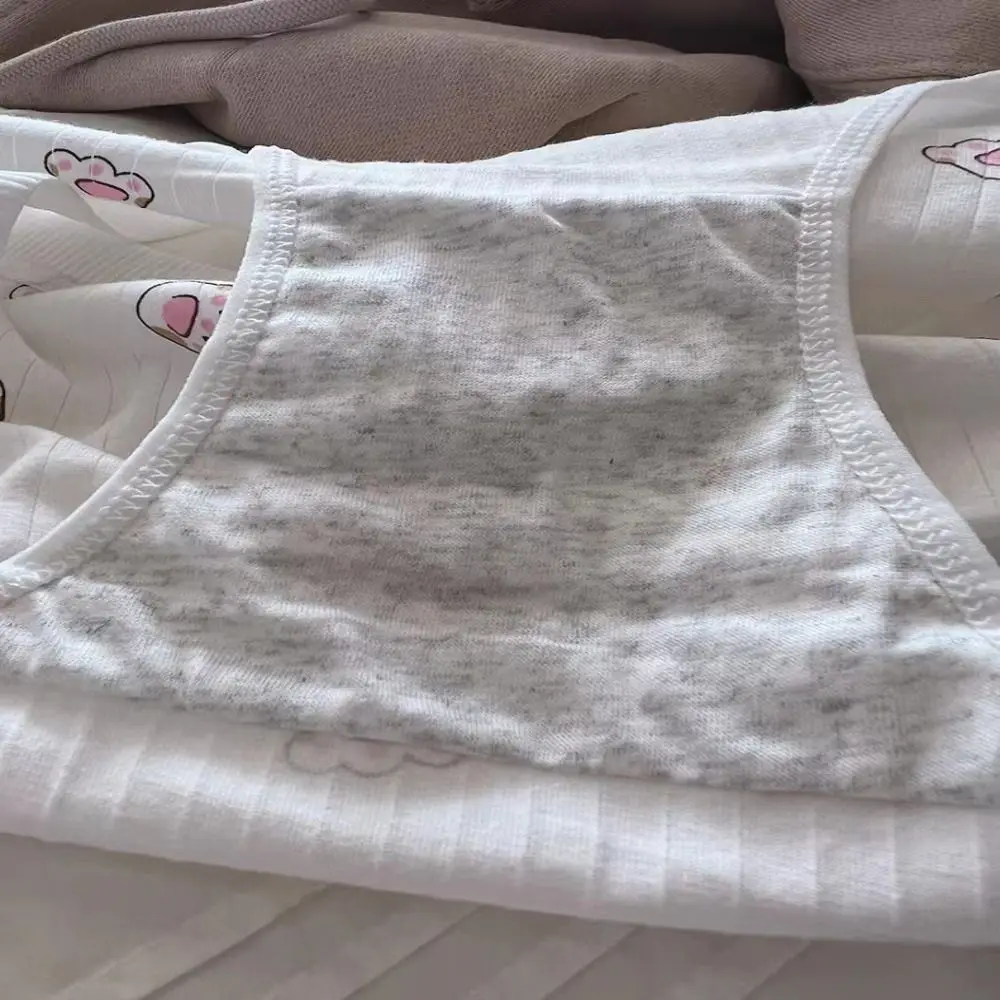 ملابس داخلية مرنة قابلة للتنفس ملابس داخلية رياضية على شكل حيوان لطيف على الطراز الكوري ملابس داخلية كورجي ملابس داخلية مخططة سراويل نسائية #4