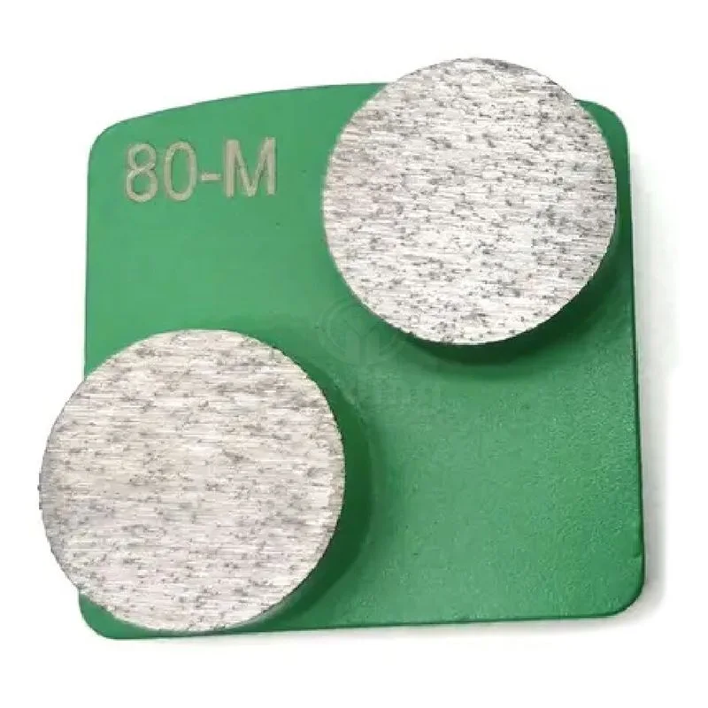 9pcs Redi Lock Concrete Grinding Metal Diamond Segment Disc Shoe Plate Tool Grind Metal Scrape for Klindex Floor Grinder