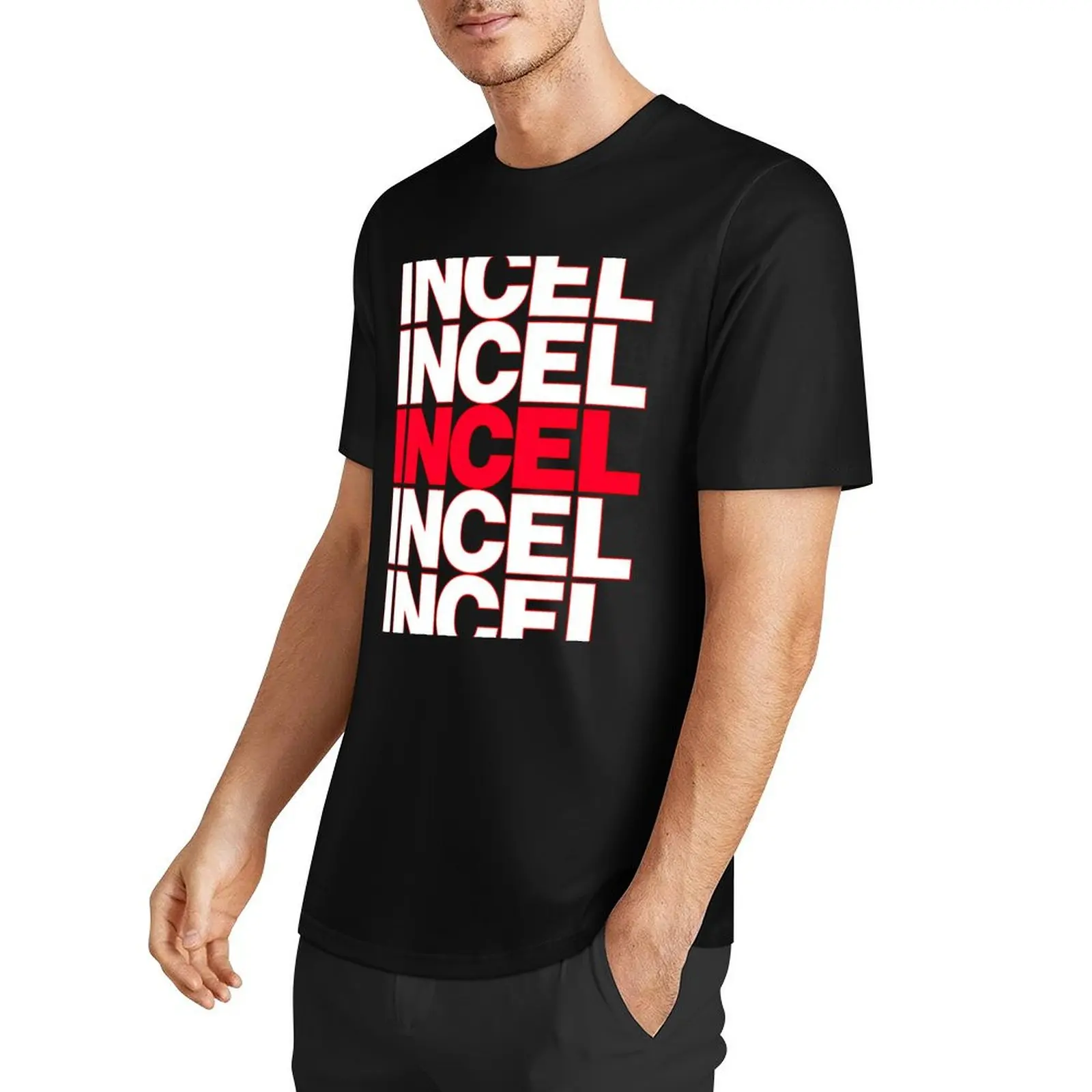 Incel Thank You Bag Text T-Shirt designer shirts anime clothes graphic tee shirt cotton t shirt men