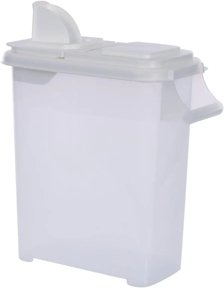 

32 Quart Pet Food Dispenser with Lid - Airtight Storage for Dog, Cat, and Bird Seed - Easy Pour Spout