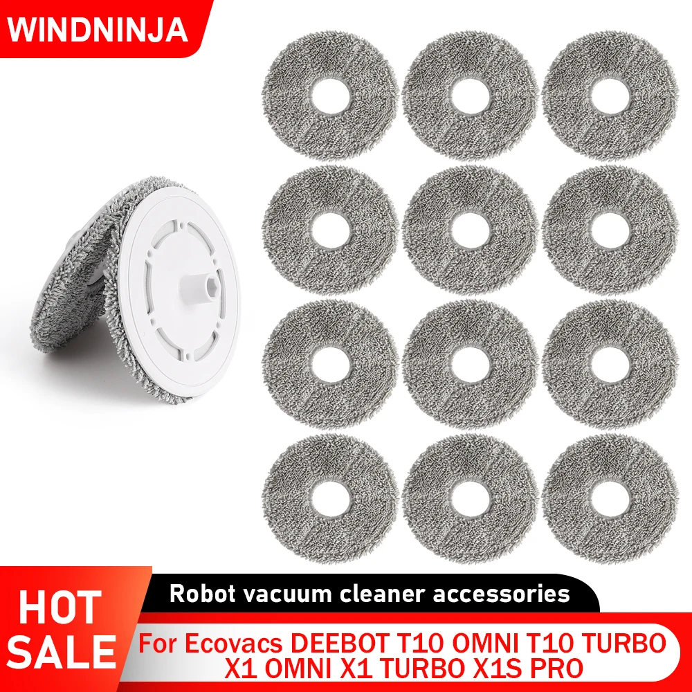 Mopptuch für Ecovacs DEEBOT X1S PRO X1 OMNI X1 TURBO T10 OMNI T10 TURBO Wischroboter Staubsauger Ersatzteile