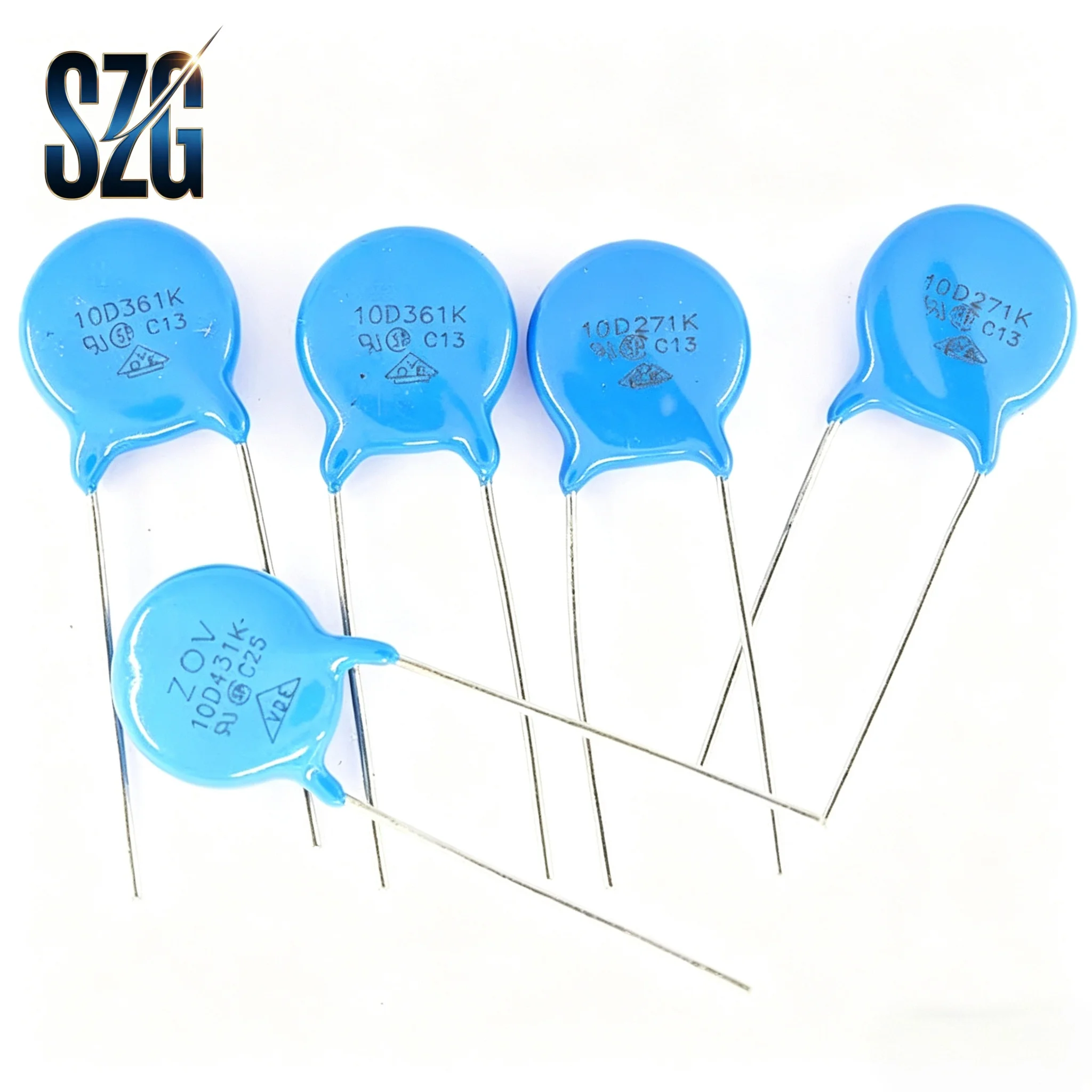 5PCS /Lot ∅14mm Varistor 14D220k 470k 221K 621K 271K 180K 431k 561K 681K 102K Metal Oxide Varistors Voltage Dependent Resistor