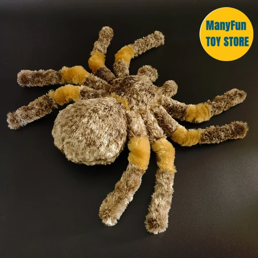 Tarantula High Fidelity Birdeater น่ารัก Plushie Spider ของเล่นตุ๊กตาเหมือนจริงสัตว์จําลองตุ๊กตาตุ๊กตาคาวาอิของเล่นของขวัญเด็ก