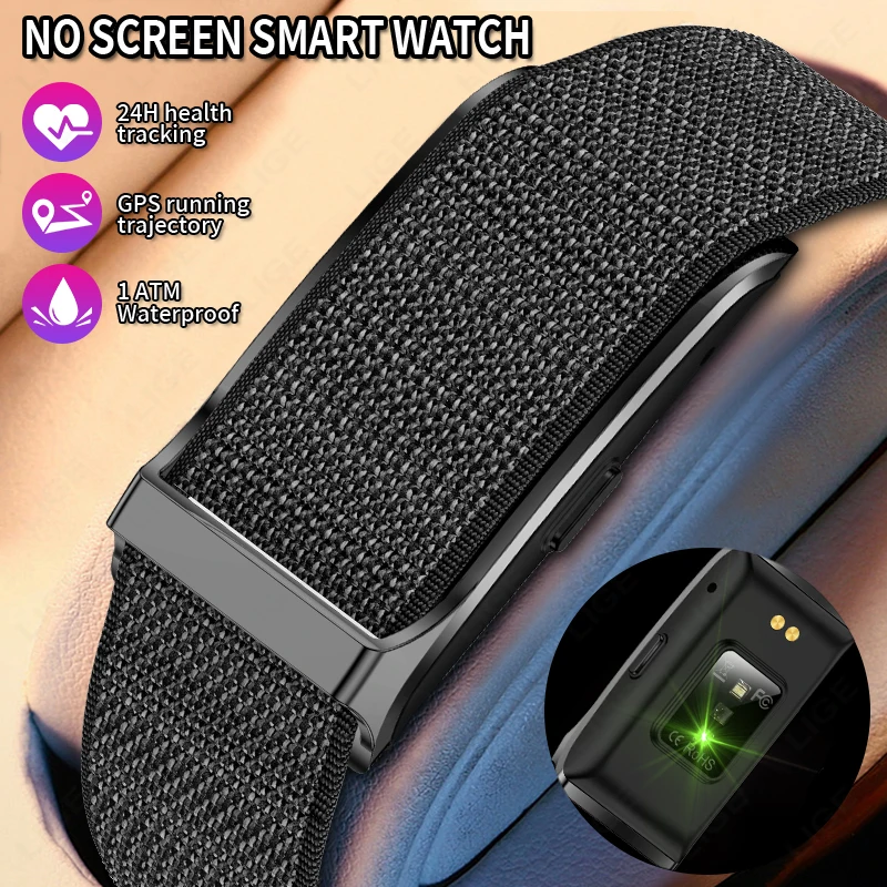LIGE 2026 New Sport Fitness Tracker Smart Band Heart Rate Blood Pressure HRV Monitoring Waterproof Smart Bracelet For Men Women