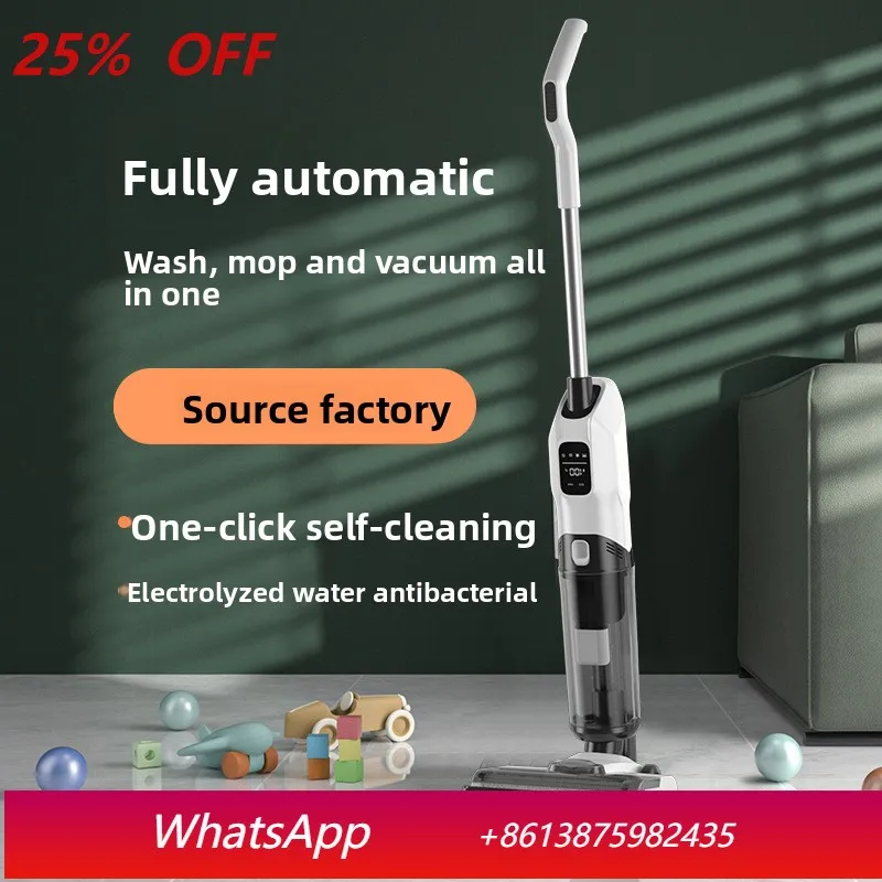 YJQ washing machine suction and mop washing machine automatic cleaning vacuum cleaner self-cleaning household
