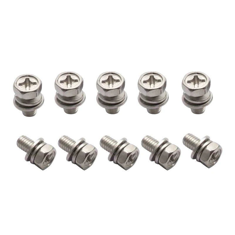 

10pcs/Set M6x12 Scooter Battery Terminal Bolt Hexagonal Screw