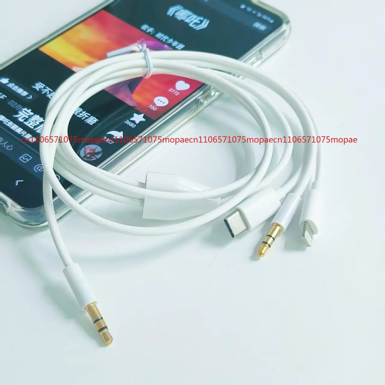 3 In 1 Aux Audio Ca…