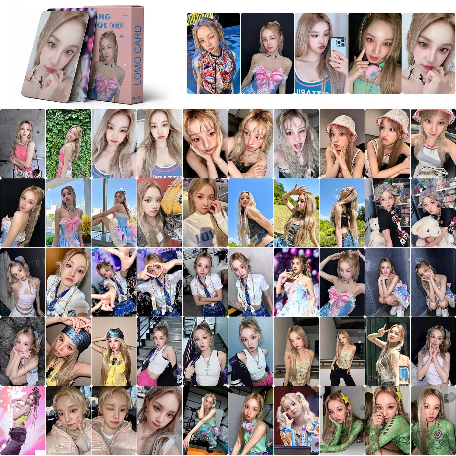 

55 корейских мальчиков и девочек, новый альбом, новая коллекционная карта Song, большая коллекция карт Solo Card