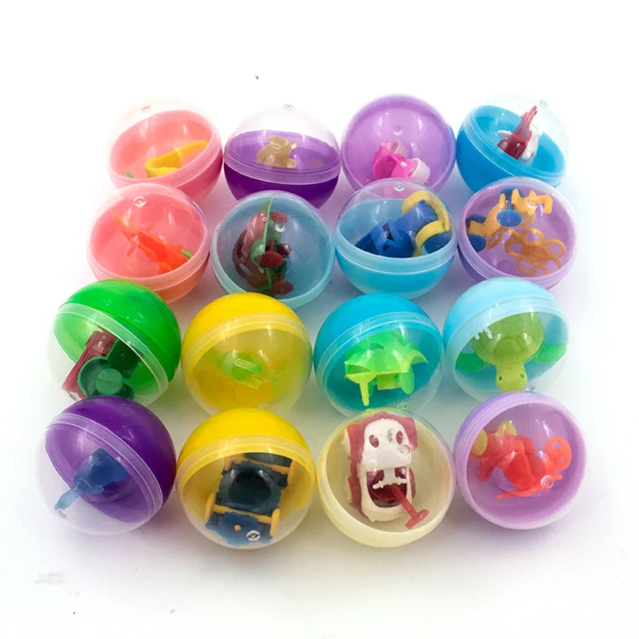 

Мультяшная мини-модель куклы с различными фигурками, игрушками, яйцом в капсулах, шариками гашапона, подарками для торгового автомата, 32 мм, 45 мм, 55 мм, 100 шт.