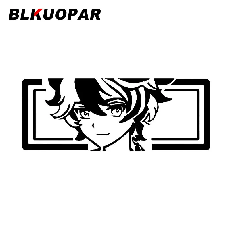 BLKUOPAR Genshin Impact Aether Car Stickers Die-cut Personality Vinyl Decal Occlusion Scratch Accessories Waterproof Decoration