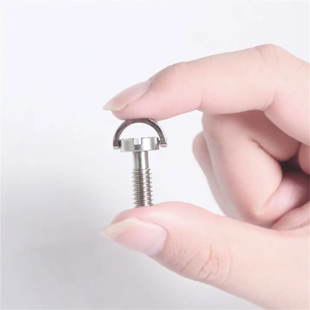 

Tripod Monopod Screw Adapter Quick Release Silver For DSLR 1/4 Inch Screw Camera Screw Tripod Screw D-Ring Screw