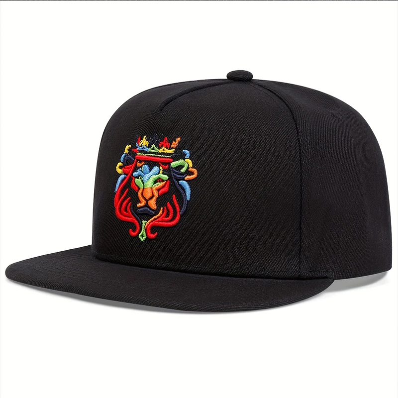 Men Women Lion Embroidered Baseball Cap Summer Outdoor Sun Hat Hip Hop Adjustable Trucker Caps Cotton Snapback Hats Sun Hats