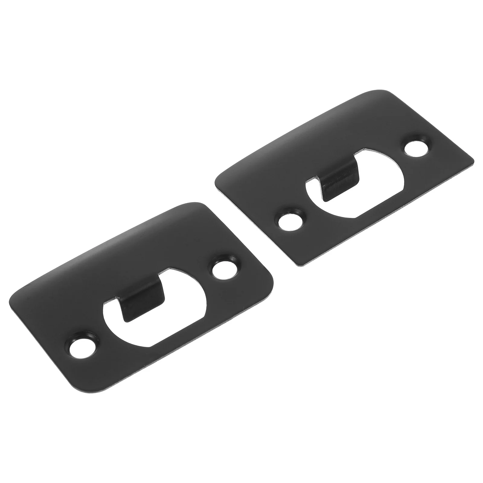 2 set Pelat Penguat Pintu Tugas Berat Baja Tahan Karat Pelat Pengunci Deadbolt Untuk Keamanan Pintu Eksterior Interior Universal