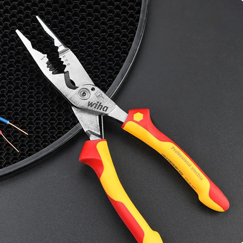 

Изолированные плоскогубцы 8 в 1, 1000 В, VDE, плоскогубцы для зачистки проводов, многофункциональные ручные инструменты для электрика, плоскогубцы, плоскогубцы с игольчатым носом