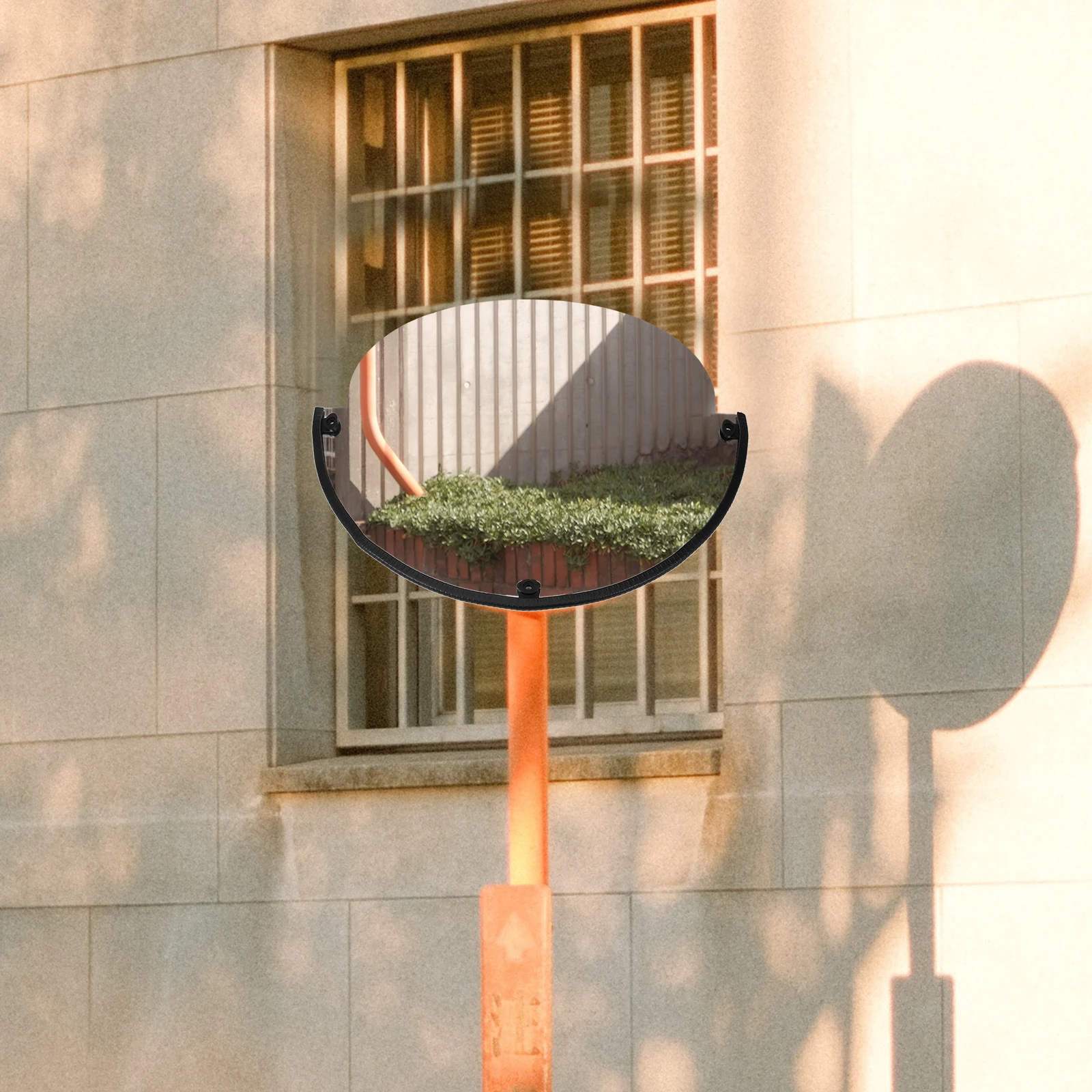 

Широкоугольные защитные зеркала, легкое выпуклое зеркало 16 см для гаража, подъездной дороги, помощи при парковке на открытом воздухе, безопасности