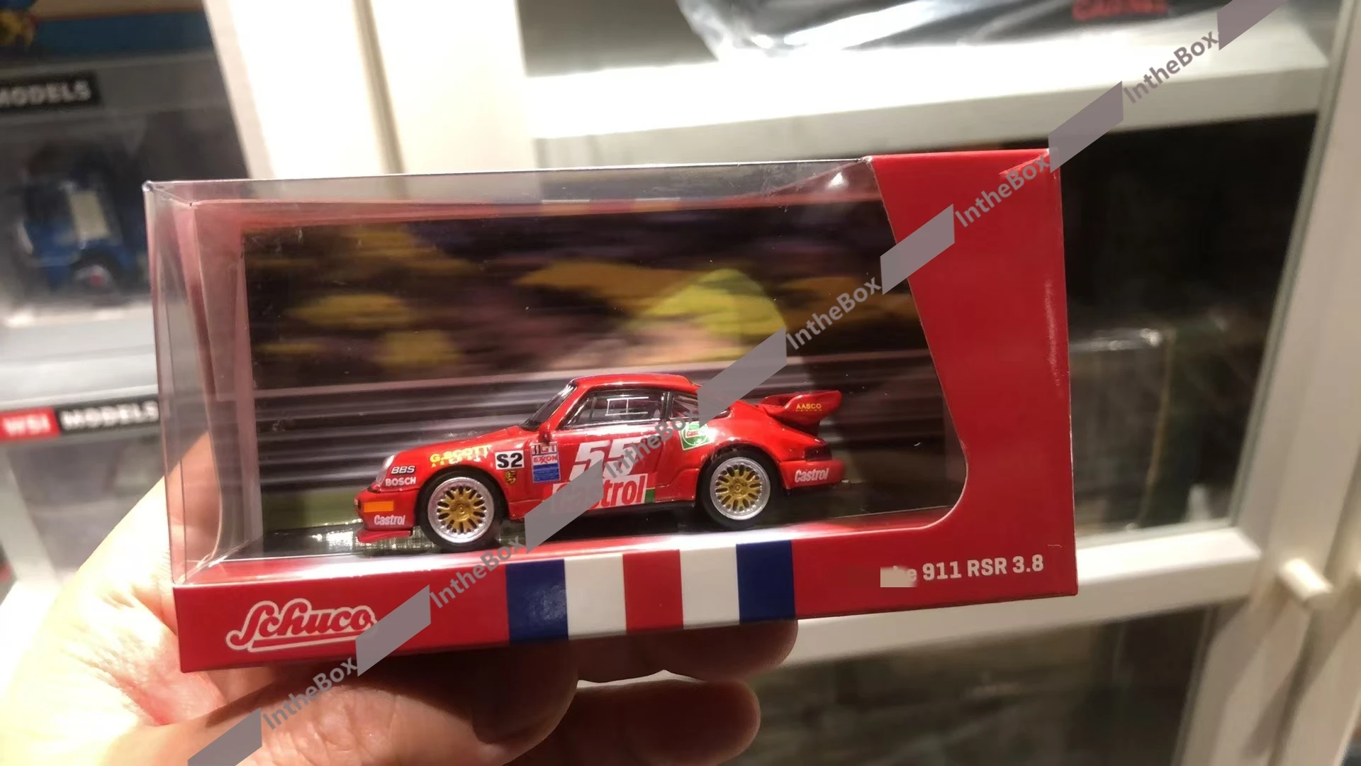 Schuco x Tarmac Works 1/64 911 RSR 3.8 Diecast نموذج سيارة جمع طبعة محدودة هواية اللعب