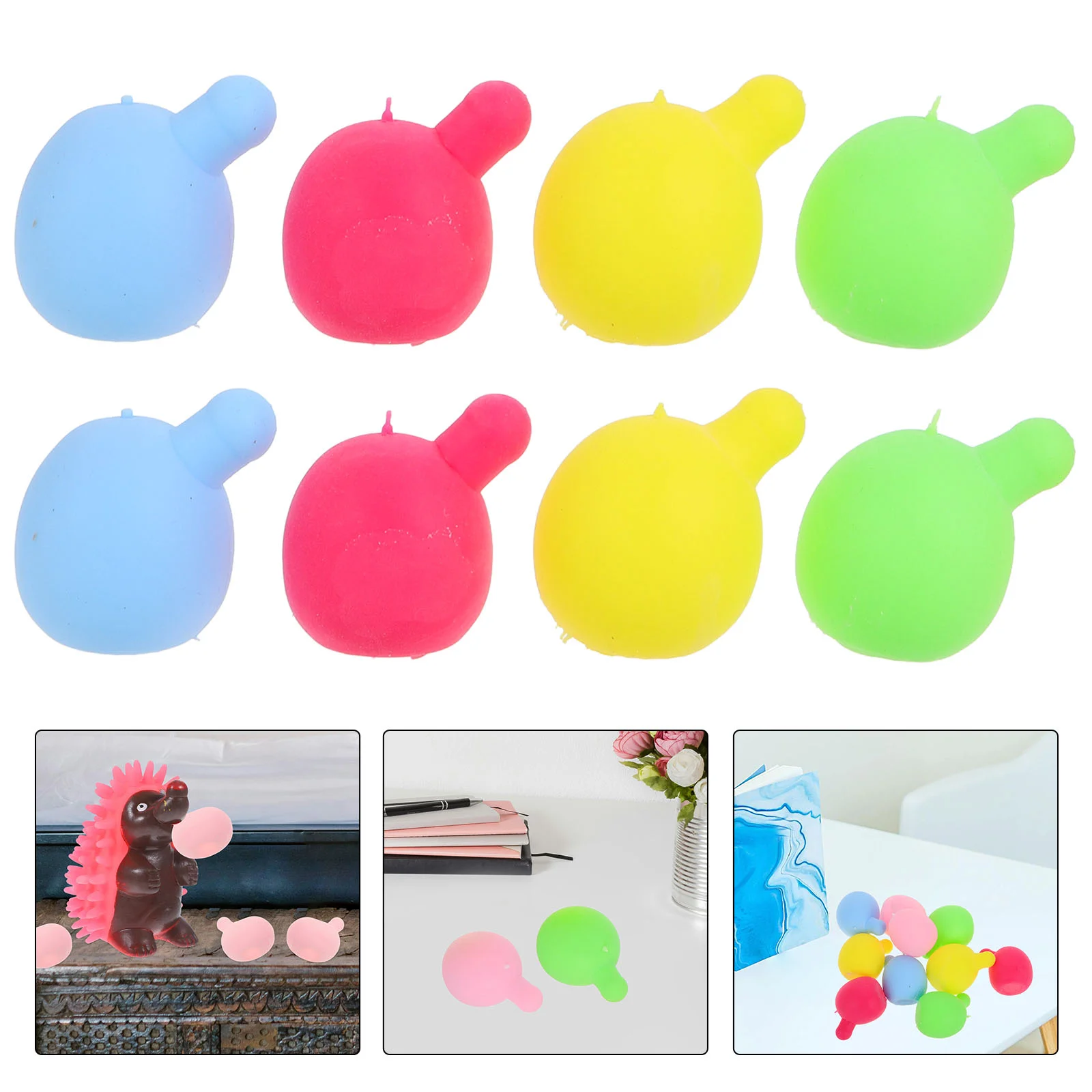 

10 Pcs Inner Core Bubble Inserts Balls Bulk Toys Soft for Crochet Squeeze Pvc Child Mini