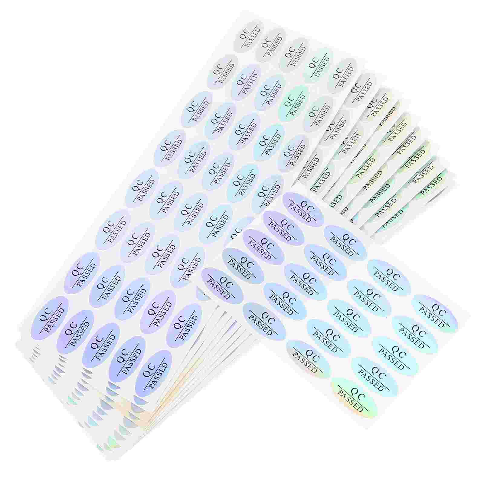 500 Pcs Qc Pass Tag Passing Labels Warehouse Tested Stickers Supplies Nail Status Tags