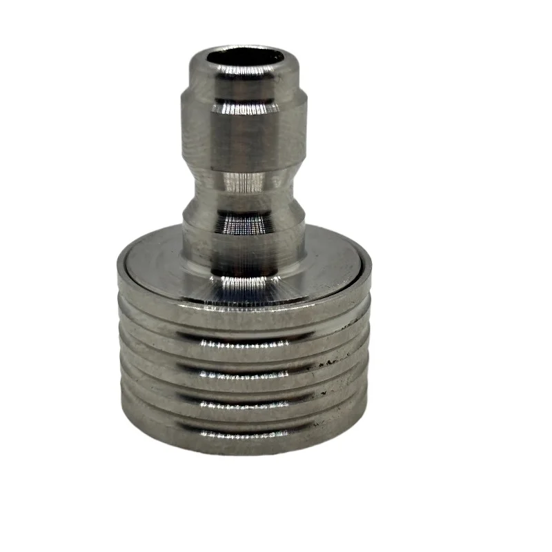 High Pressure Water Gun Interface Washing Nozzle Stainless Steel Shower Blades 1/4 Quick Connect Wash Cars Garden Urban Tool