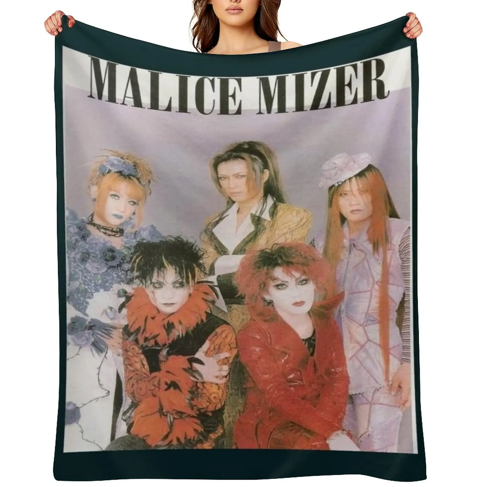 

Malice Mizer Throw Blanket Hairy Summer Tourist Blankets