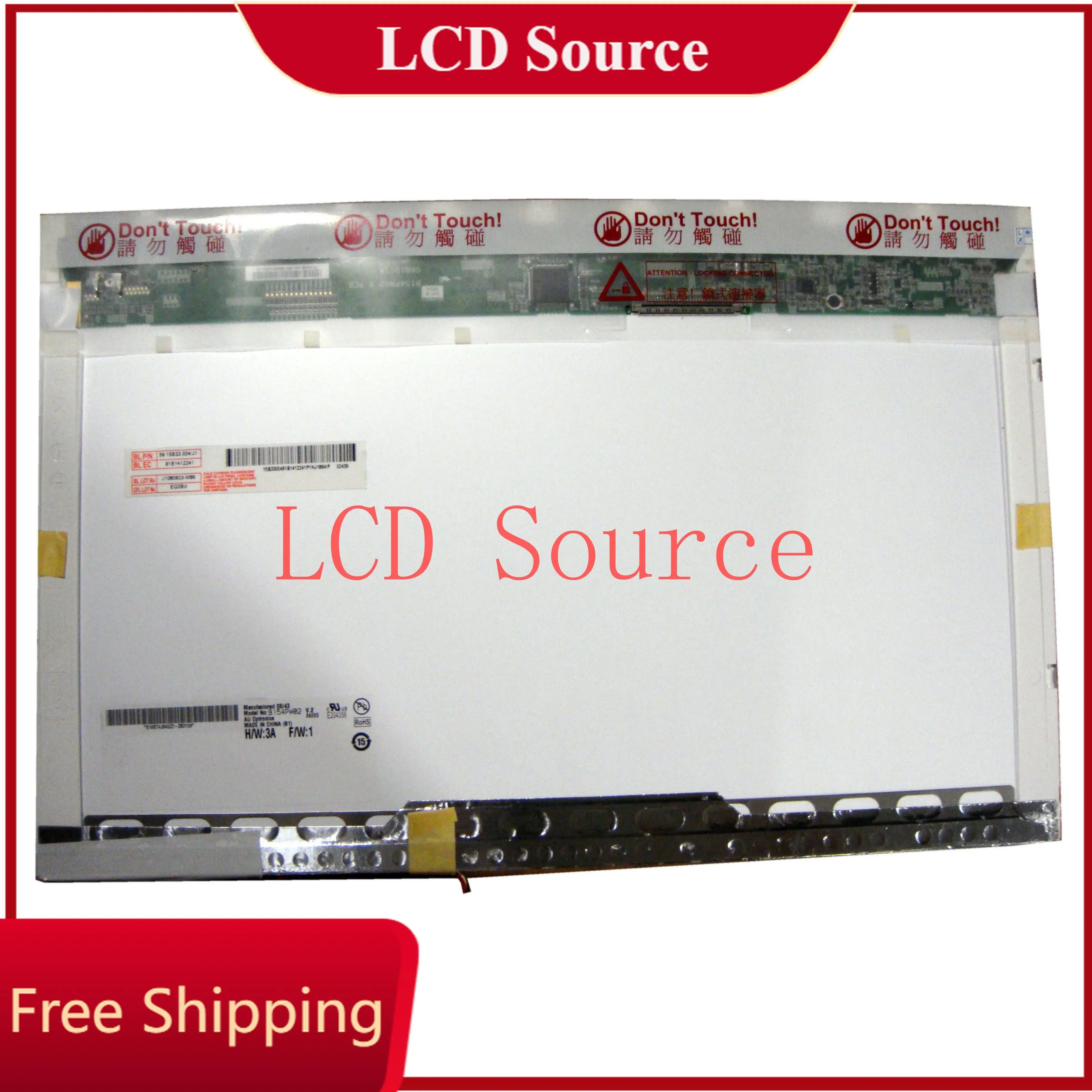 B154PW02 V.2 fit CLAA154WP04A CLAA154WP01A 1440X900 B154PW01 V.0 V.1 N154C1-L02 LCD