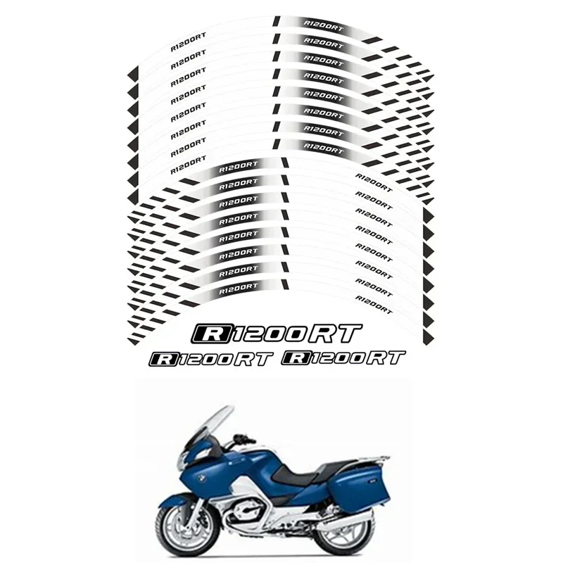 

ДЛЯ BMW R1200RT детали мотоцикла, контурное украшение колеса, наклейка, наклейка R1200 RT-белый МОТО