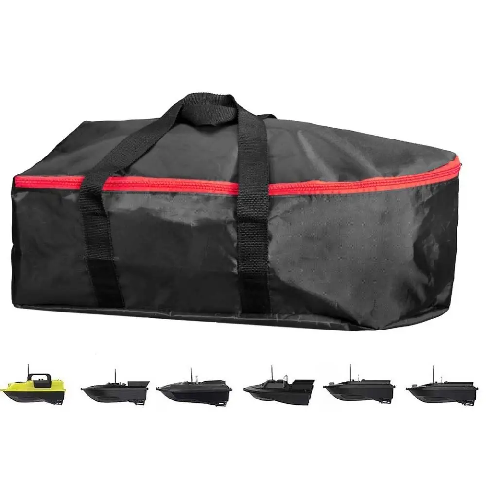 

Waterproof Carry Bag for Bait Boat Double Zippers Large Capacity Fishing Boat Storage Bag Fishing Tool Carry Handles