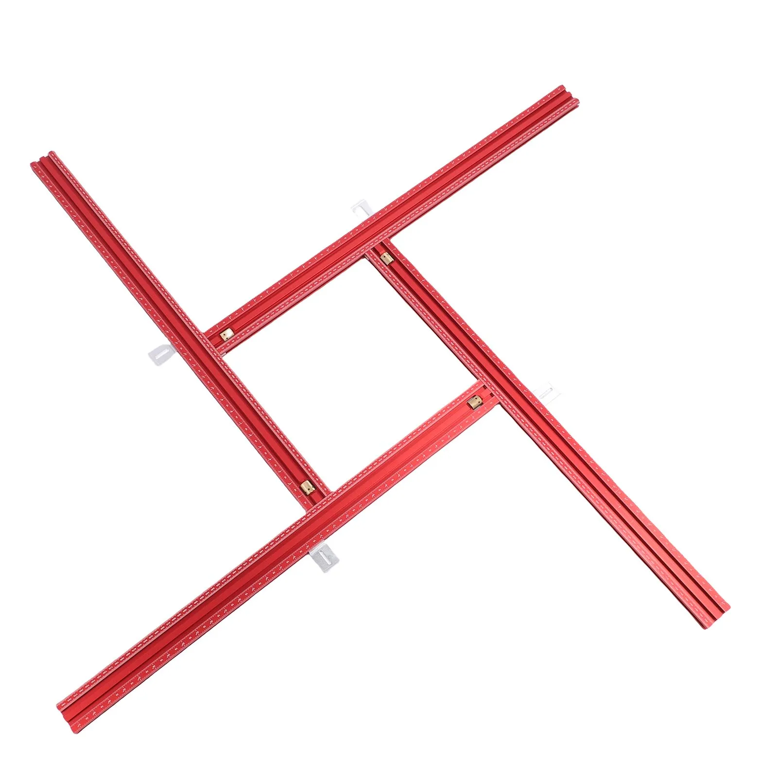 Woodworking Track Saw  Rail Joining Set 800mm  Frame Router Rail  System Clear Scales for Woodworking Projects