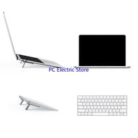 F19C Mini Laptop Riser Adjustable Cooling Stand For MacBook Laptop Heat Dissipation Skidproof Pad Foldable Holder