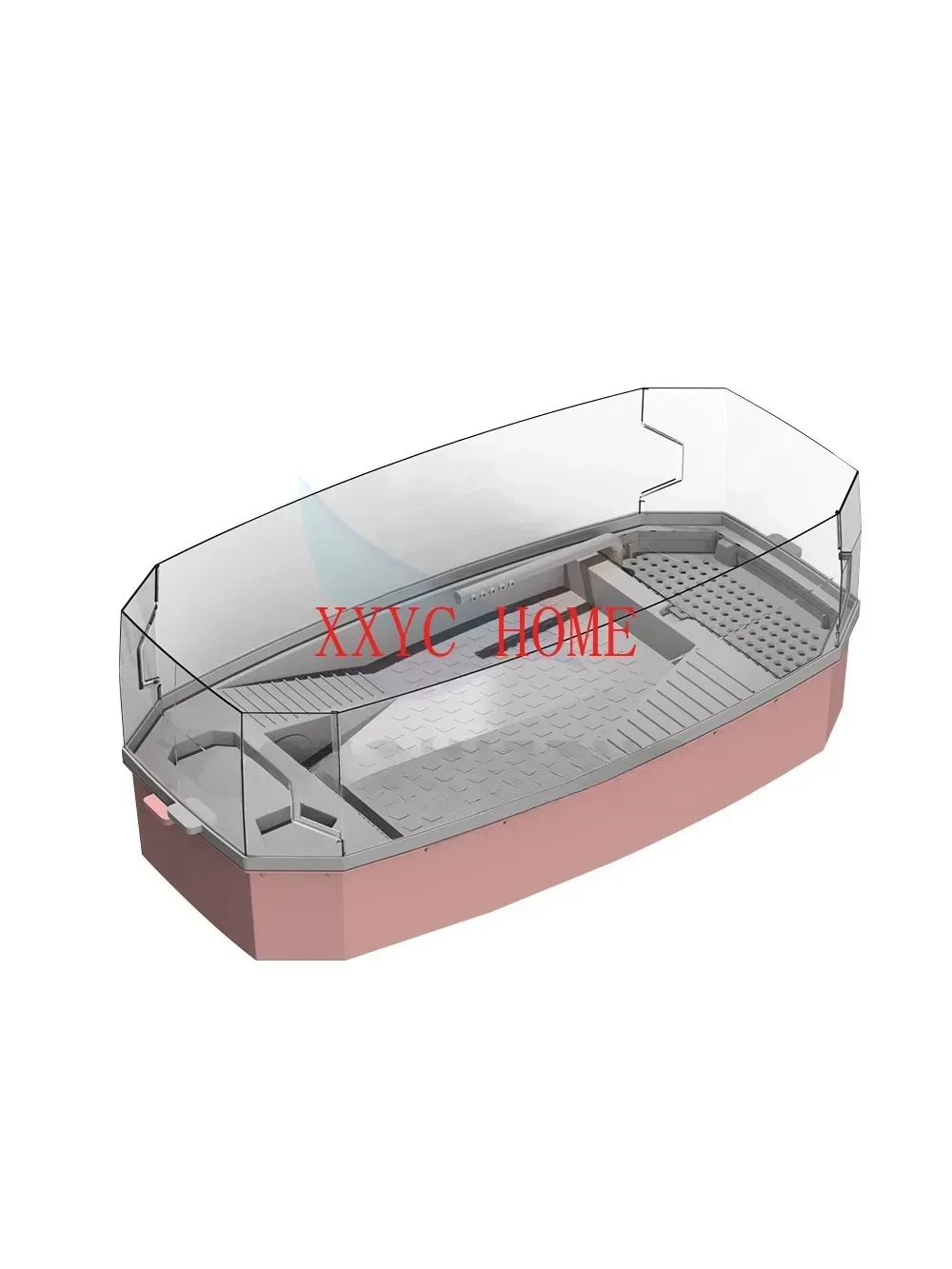 Wholesale High Quality Ecological Turtle Tank Aquarium for Reptile Glass Aquatic Turtle Pool Tank