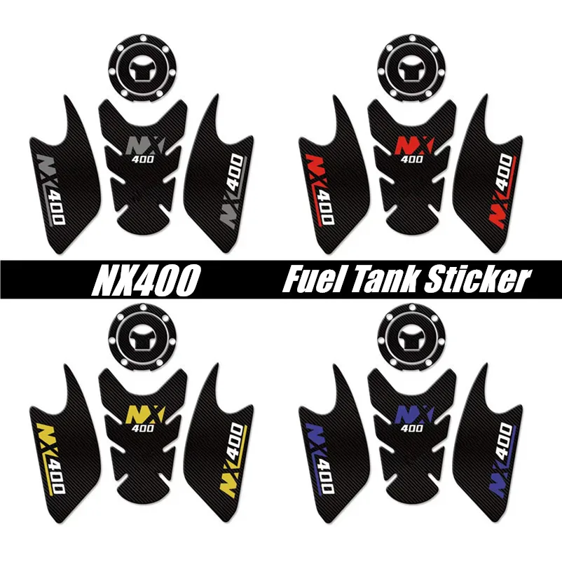 

ДЛЯ HONDA NX400 мотоциклетный бак Pad Protector 5D гелевая наклейка наклейка из углеродного волокна
