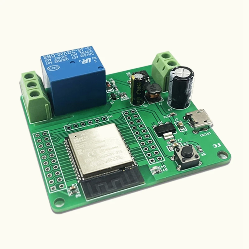 

One Channel Relay ESP32-WROOM Development Board Single Relay Module DC 7-60V Power Supply For Home Appliance Accessories