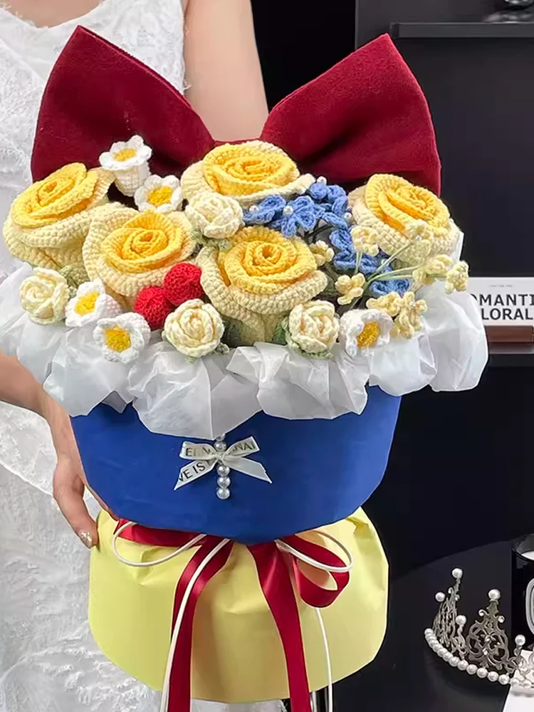 ramo-de-princesa-blancanieves-tejido-a-mano-regalo-de-hilo-tejido-para-novia-mejor-amiga-accesorios-de-moda