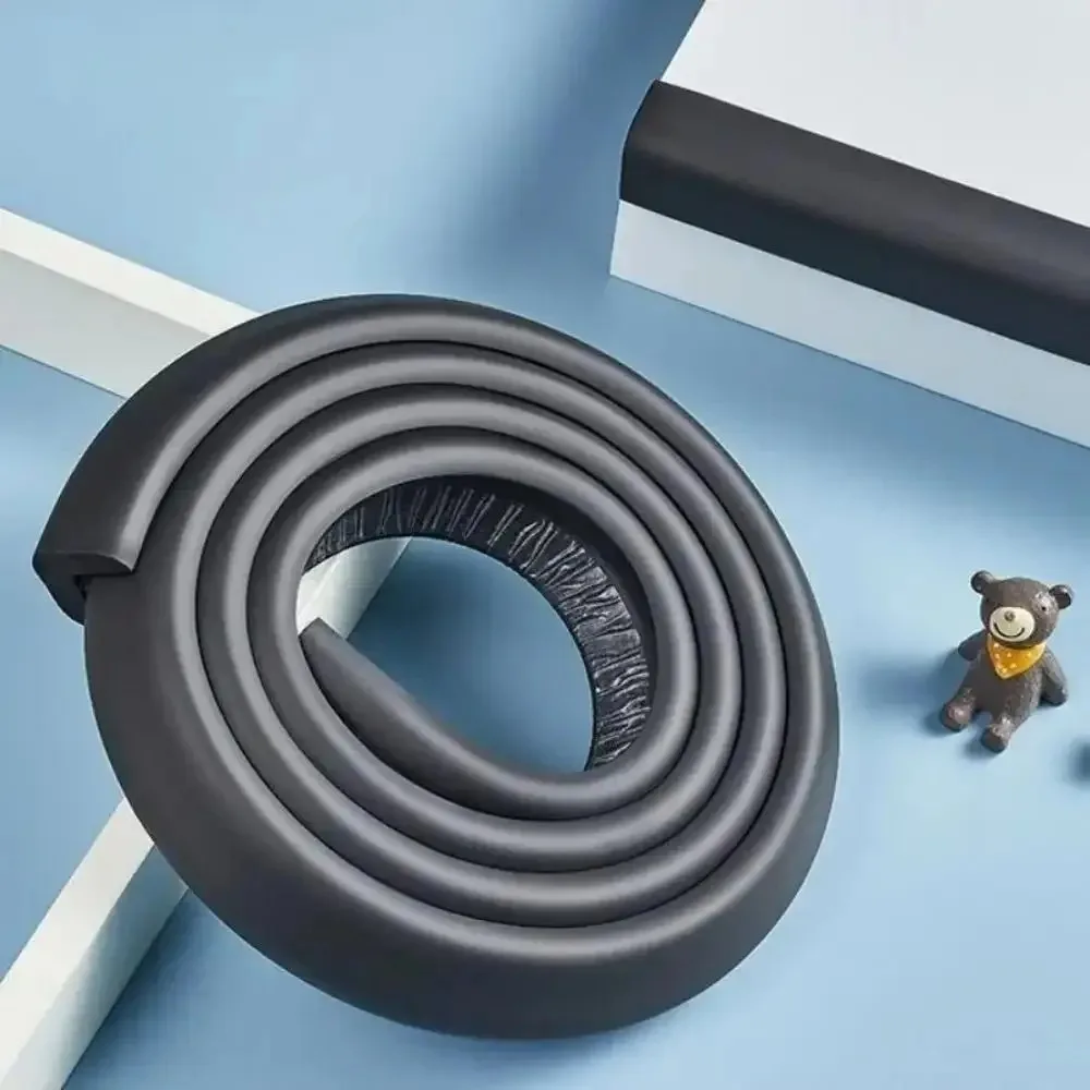 Listwy ochronne na rogi dla dzieci 2M z miękkim wypełnieniem z pianki NBR, ochraniacze na krawędzie i rogi, odpowiednie do kominków, stołów i szafek.