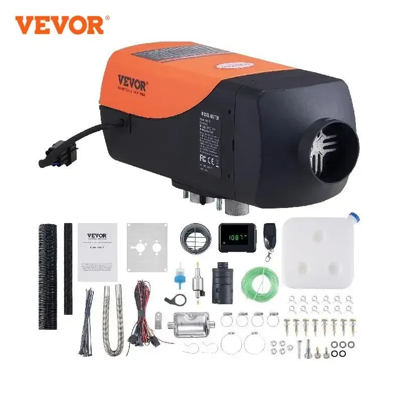 VEVOR Diesel Air Heater 12V 2/5/8KW Diesel Heater with Remote Control Parking  for RV Trailer Camper Van Boat