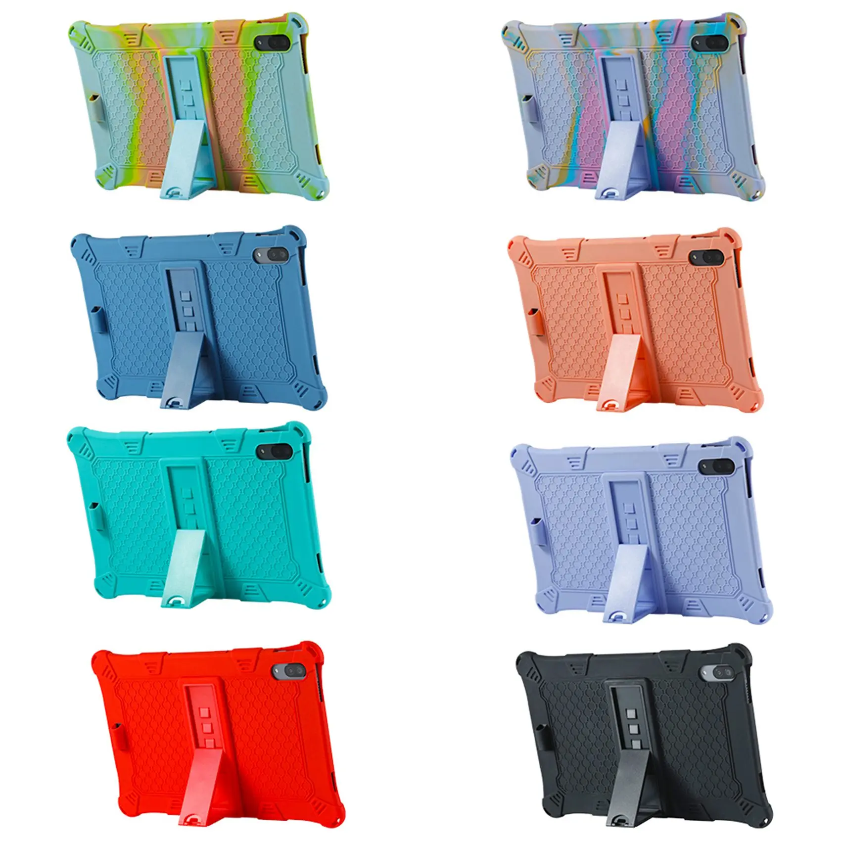 Funda para Lenovo Xiaoxin Pad Pro TB-J706F Funda de silicona de 11,5 pulgadas Funda anticaída con soporte ajustable para tableta y