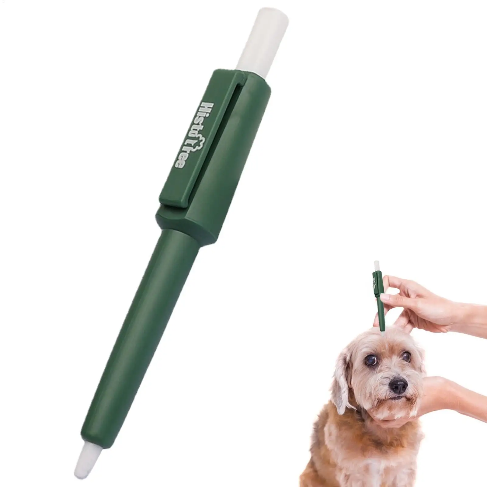 Pet Tick Remover Tool Durable Family Pet Flea Control Waterproof Portable Rustproof Tick Removal Pen For Cat Dog And Humans