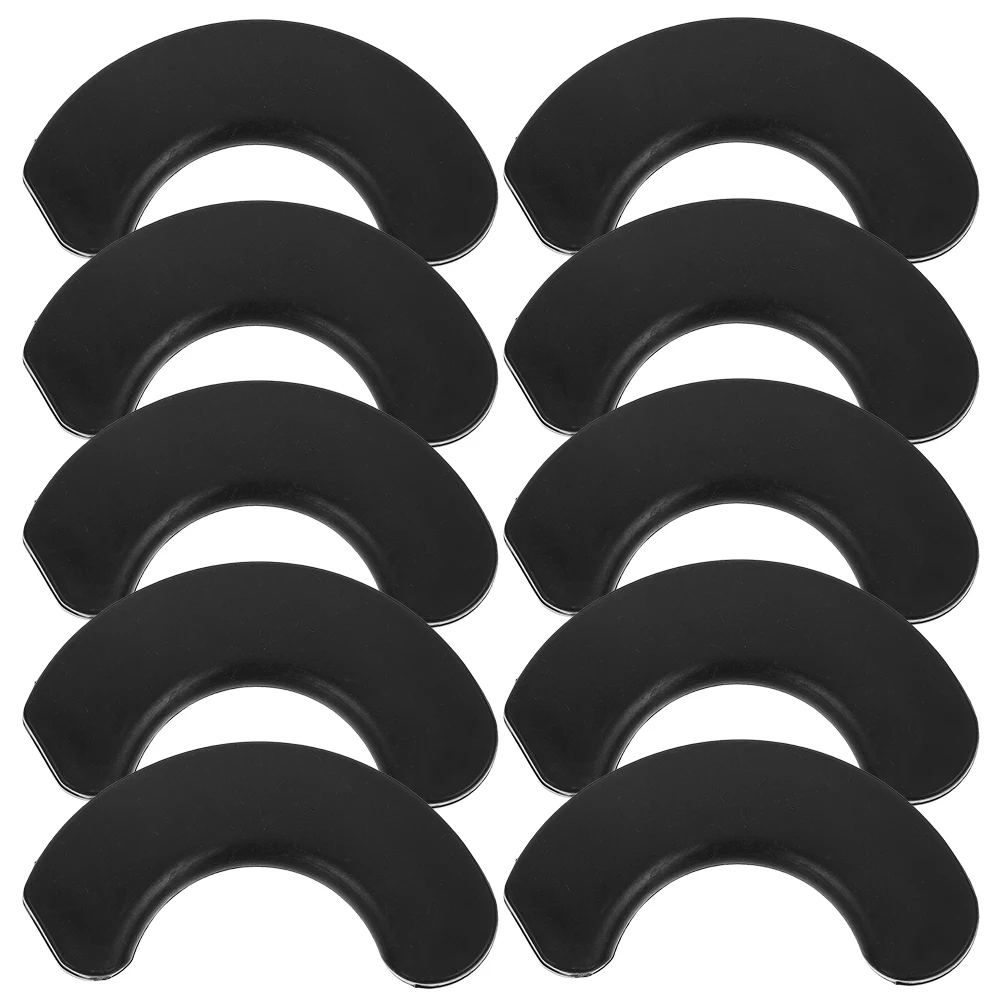 

20 Pcs Rack Barbell Cushion Crescent Pads Plastic Barbell Pad Gym Equipment Accessories Weights Set Home Fitness