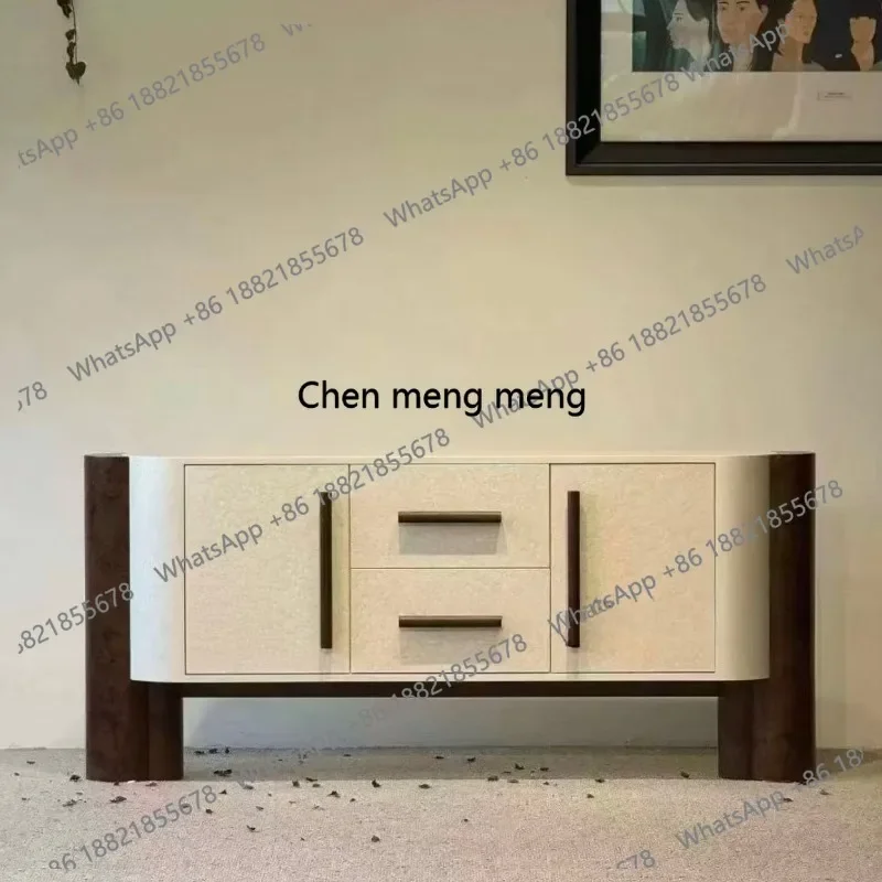 

Solid wood white, side cabinets, living room household, storage, lockers