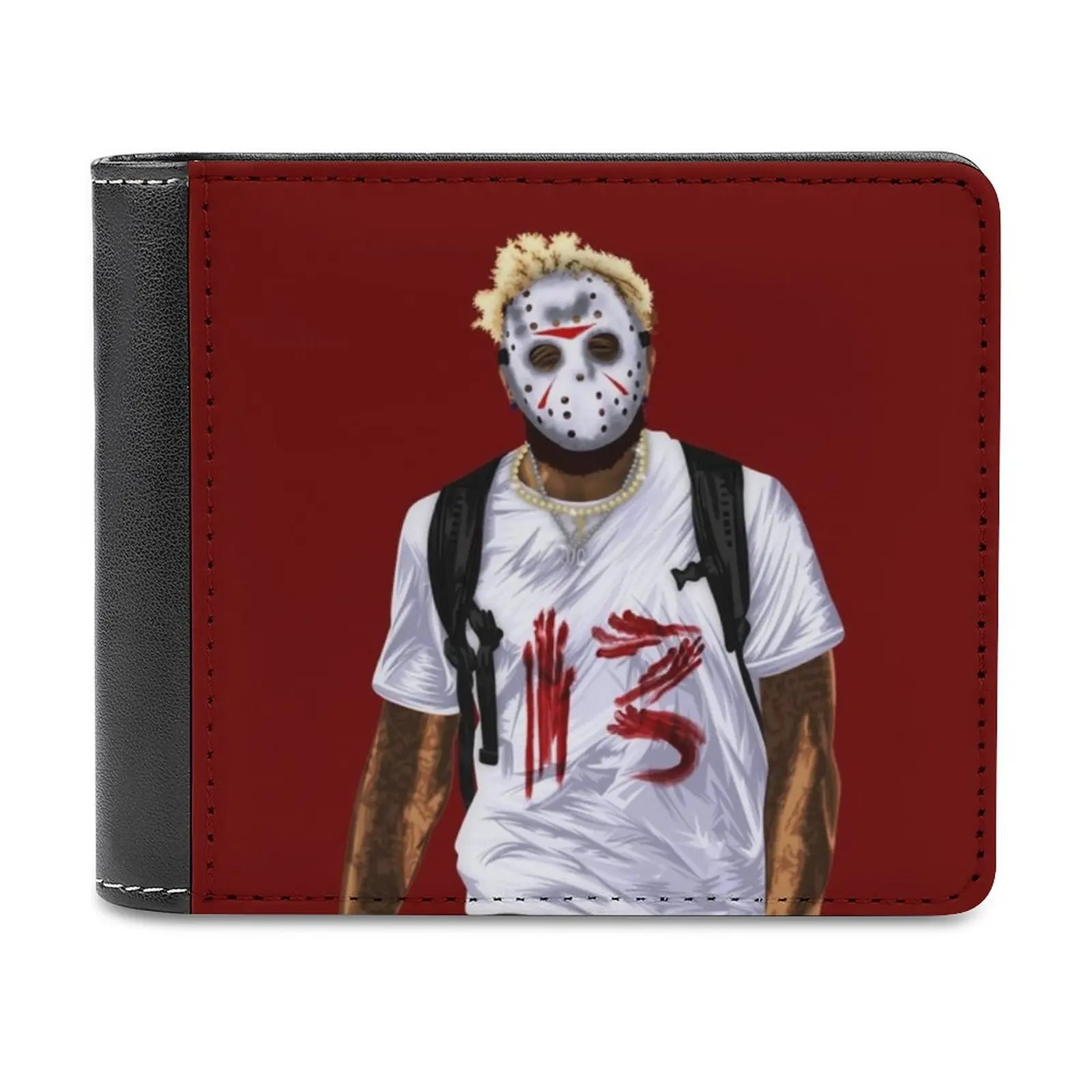 

Odell Beckham Jr Remake Version 2, кожаный кошелек, мужской классический черный кошелек с держателем для кредитных карт, модный мужской кошелек по индивидуальному заказу