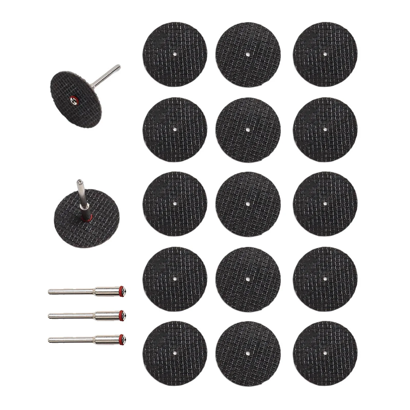 Disco de corte de muela de 20 piezas, 32mm, resina Circular, eje de 3mm para amoladora angular, accesorios, herramienta rotativa de corte de Metal