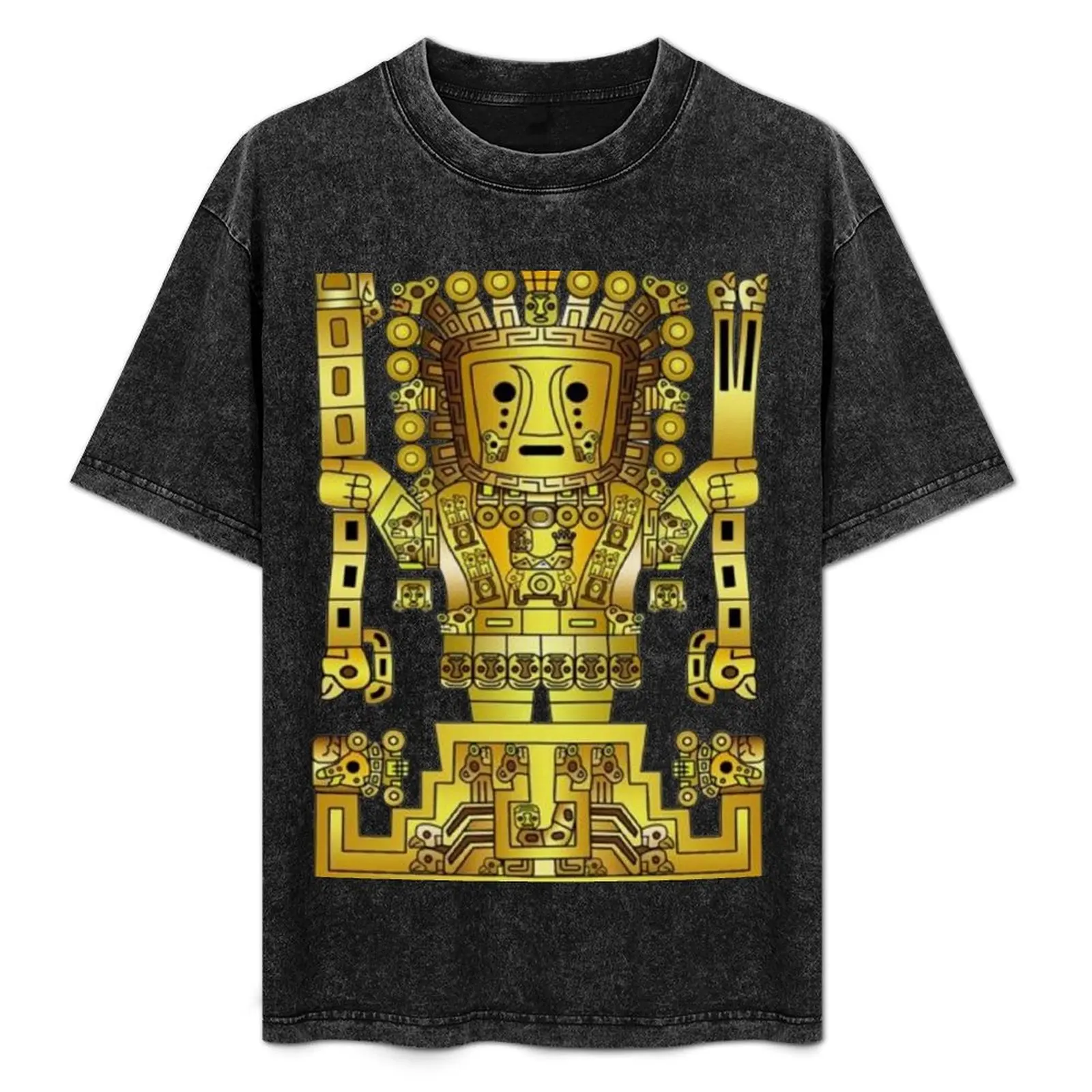 

Viracocha Inca T-Shirt Trendy Casual Short Sleeve Shirt