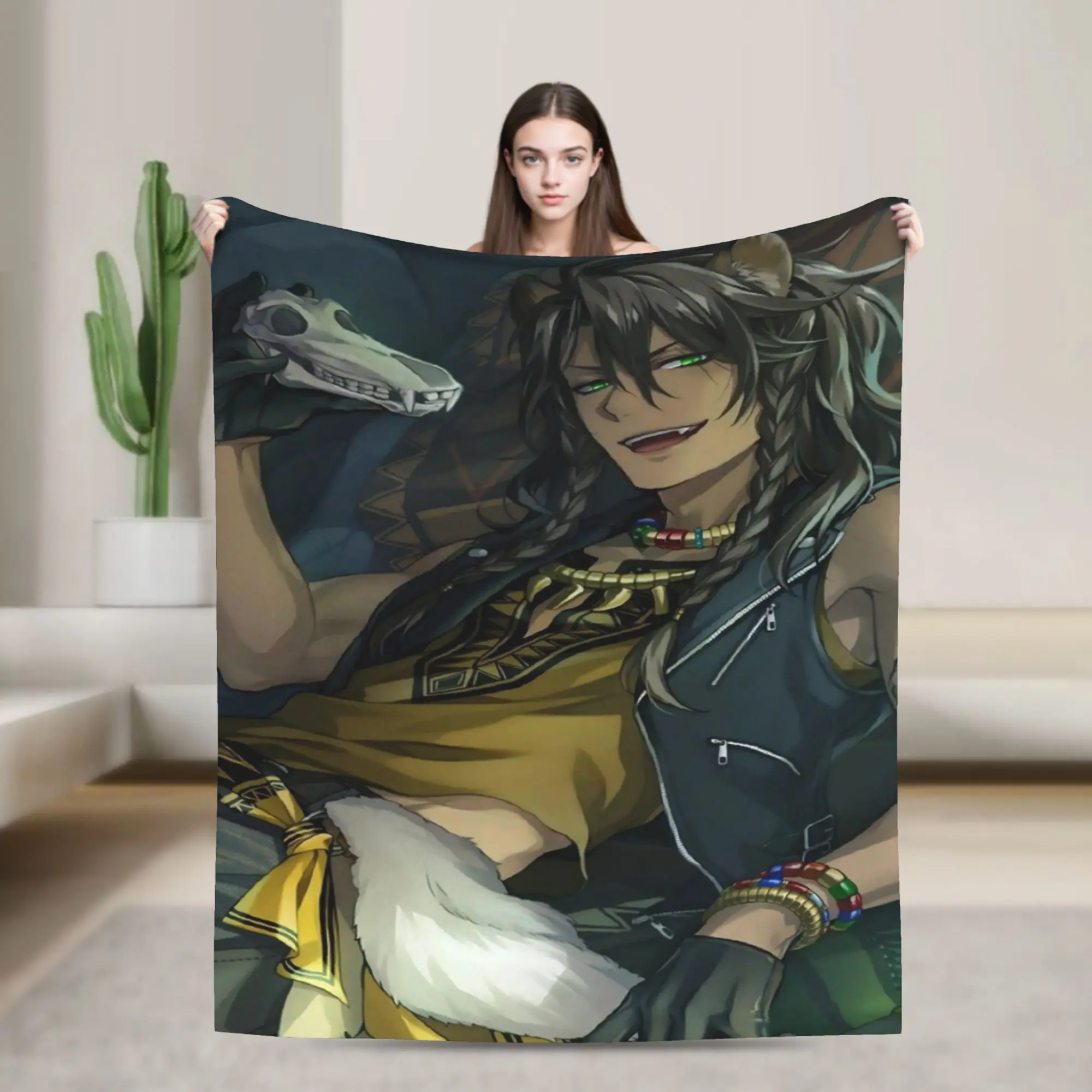 Relax Twisted Wonderland Leona Kingscholar  Blanket Merch Bed Decorative  Throws And Blankets Soft Flannel for Travel
