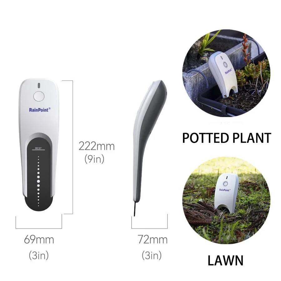 Capteur Intelligent Humidité & Température Du Sol Tuya Bluetooth – Moniteur Plantes IPX5 Étanche Intérieur/Extérieur – Compatible Application