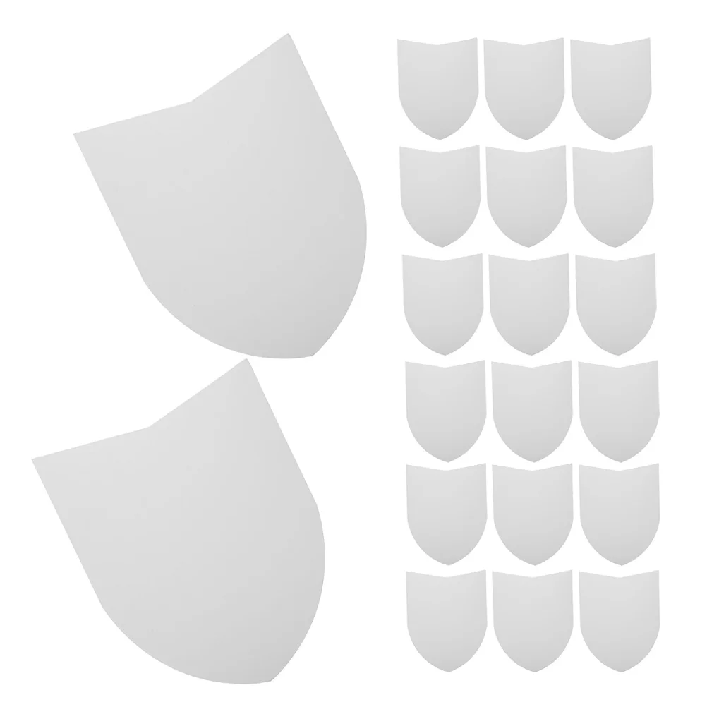 36Pcs DIY Blank Paper Shields Creative Painting Kids Party Game Graffiti Role Play Decoration Toy Shield Kids Shield Toy