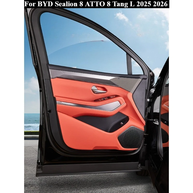 

Car Door copilot Anti Kick Leather Protection Film For BYD Sealion 8 ATTO 8 Tang L 2025 2026 Accessories