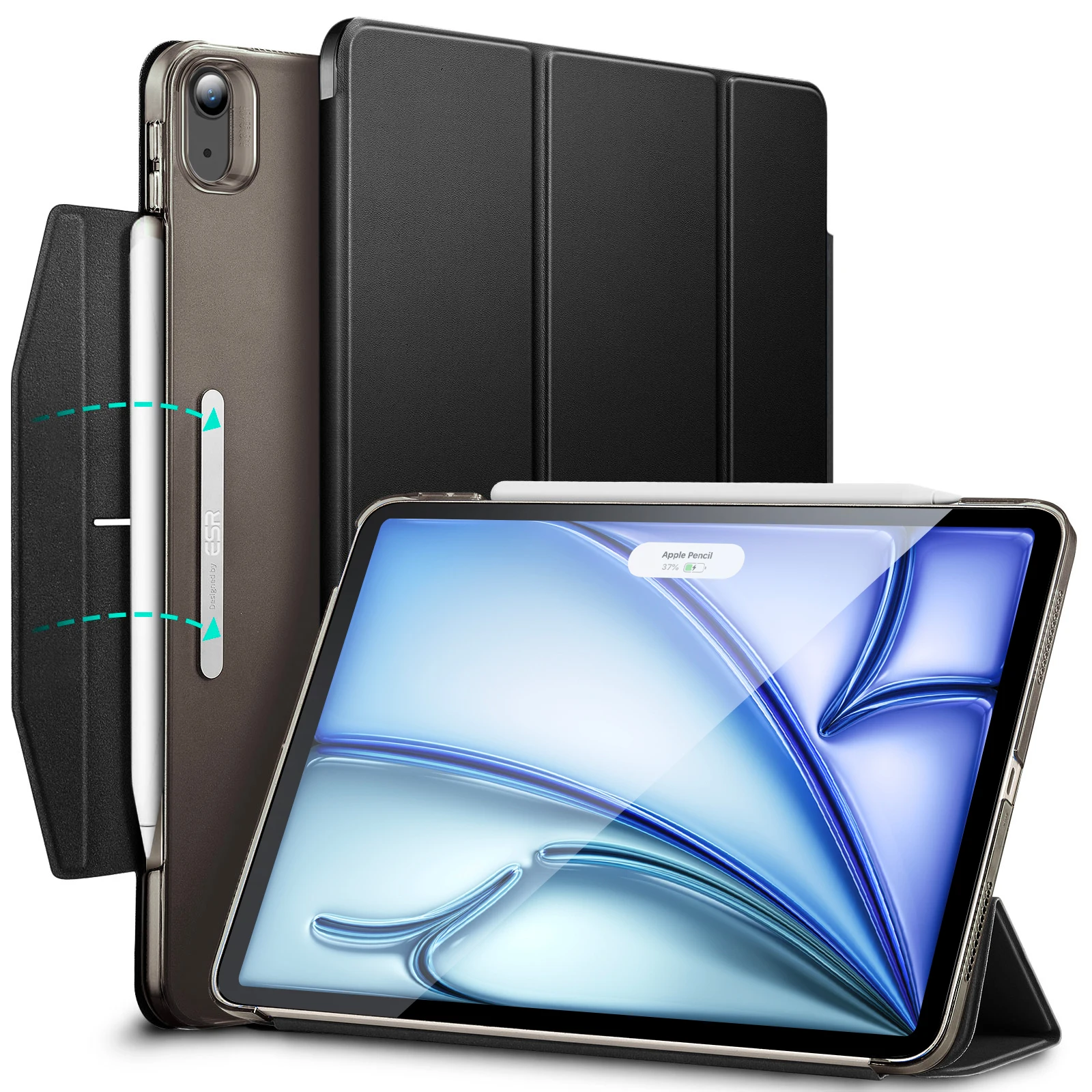 Étui de protection ESR pour iPad Air 13(M2/M3)(2024/2025) et iPad Pro 12.9 Pro 12.9 6e/5e/4e génération