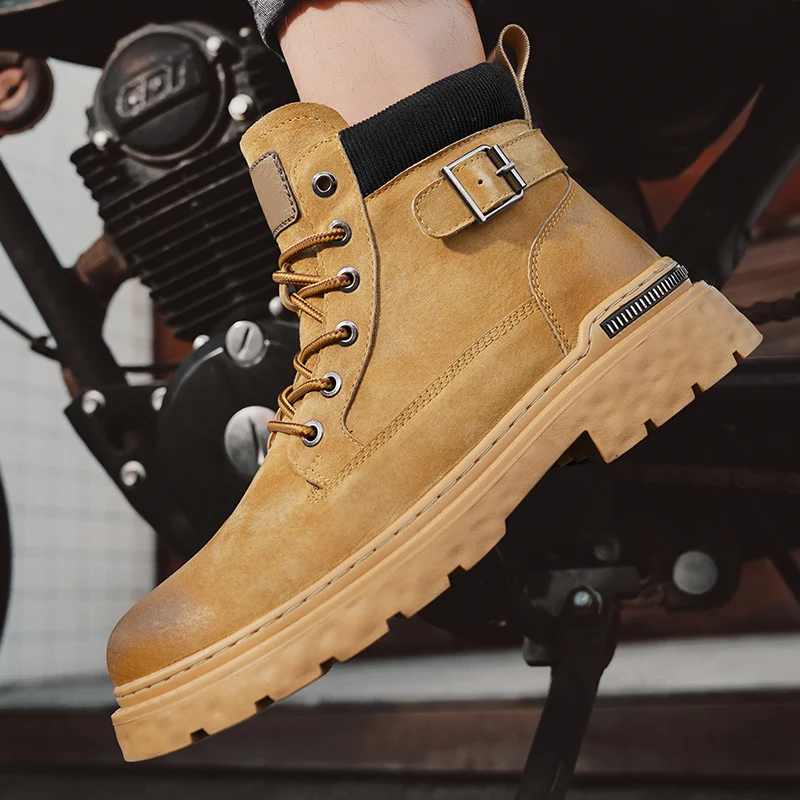 

Autumn and winter men's boots Luxury high-quality trendy styles Daily outdoor leisure Adults Business office daily shoes