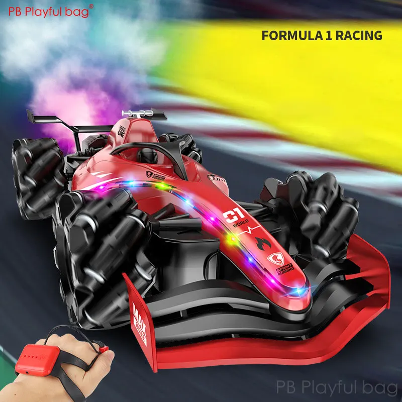 

F1 2.4G RC Car Drift Stunt Car Spray Light music racing Remote control four-wheel drive Toy rc car AC92